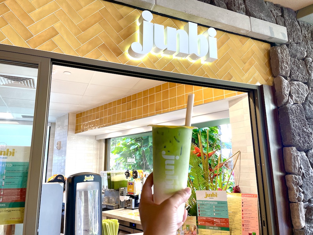 ロイヤル・ハワイアンに新しくオープンした抹茶ドリンク専門店「Junbi」