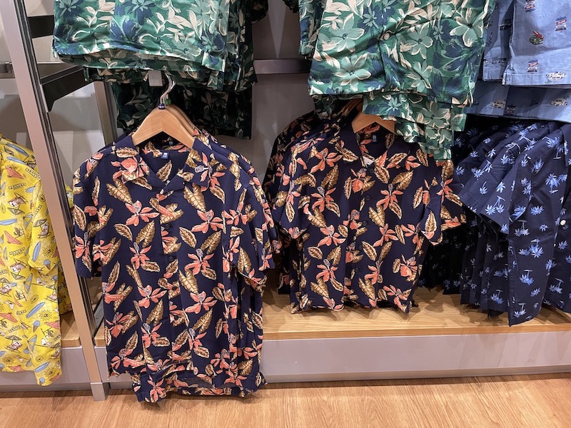 ハワイのユニクロ限定のキッズ用のアロハシャツ