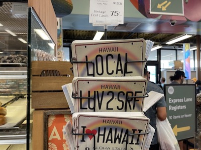 ハワイでしか買えないポストカード