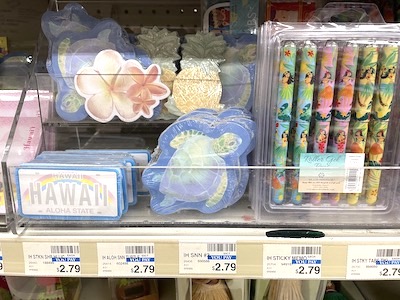 ハワイでしか買えないハワイアンな文具品