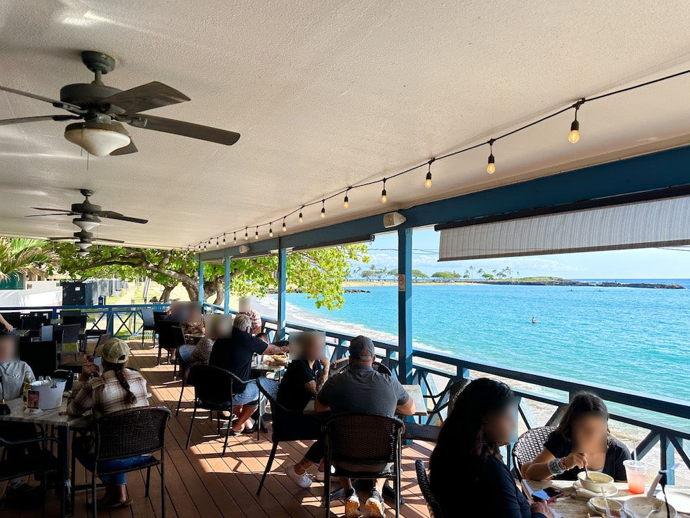 海が見えるハワイのおすすめレストラン「ザ・ビーチハウス・604」